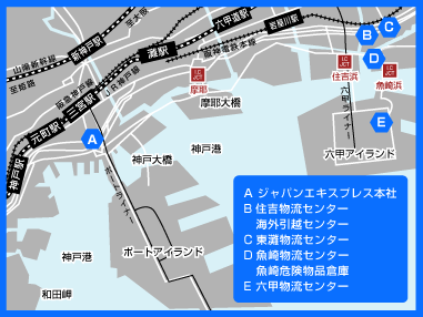 Map of the List of Offices